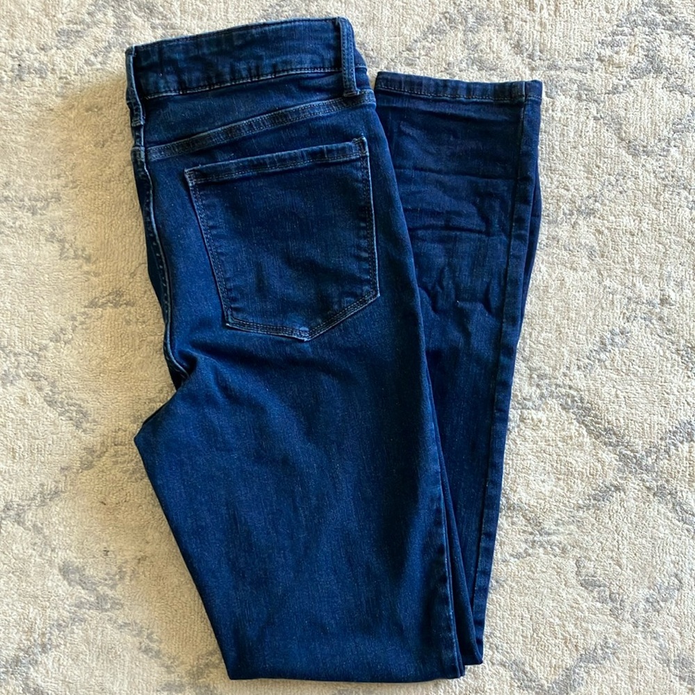 Dark Blue Denim Jeans